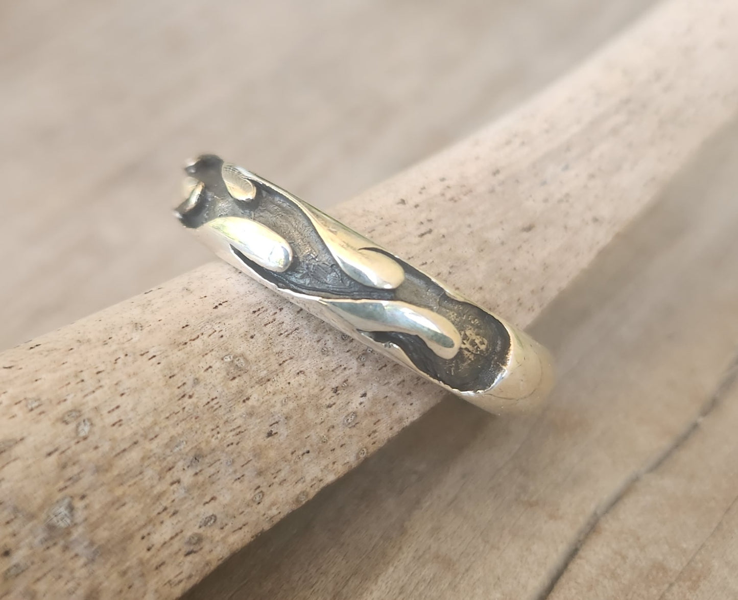 flame ring,925 sterling silver 5mm solid band,modern ornate ring,dress ring, wedding,rockabilly,hipster,handmade