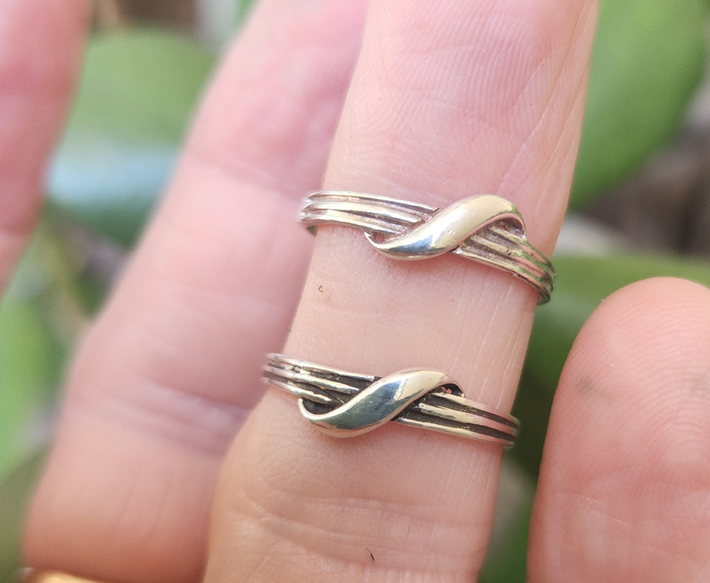 Small pinkie ring,925 Sterling silver, fine boho band