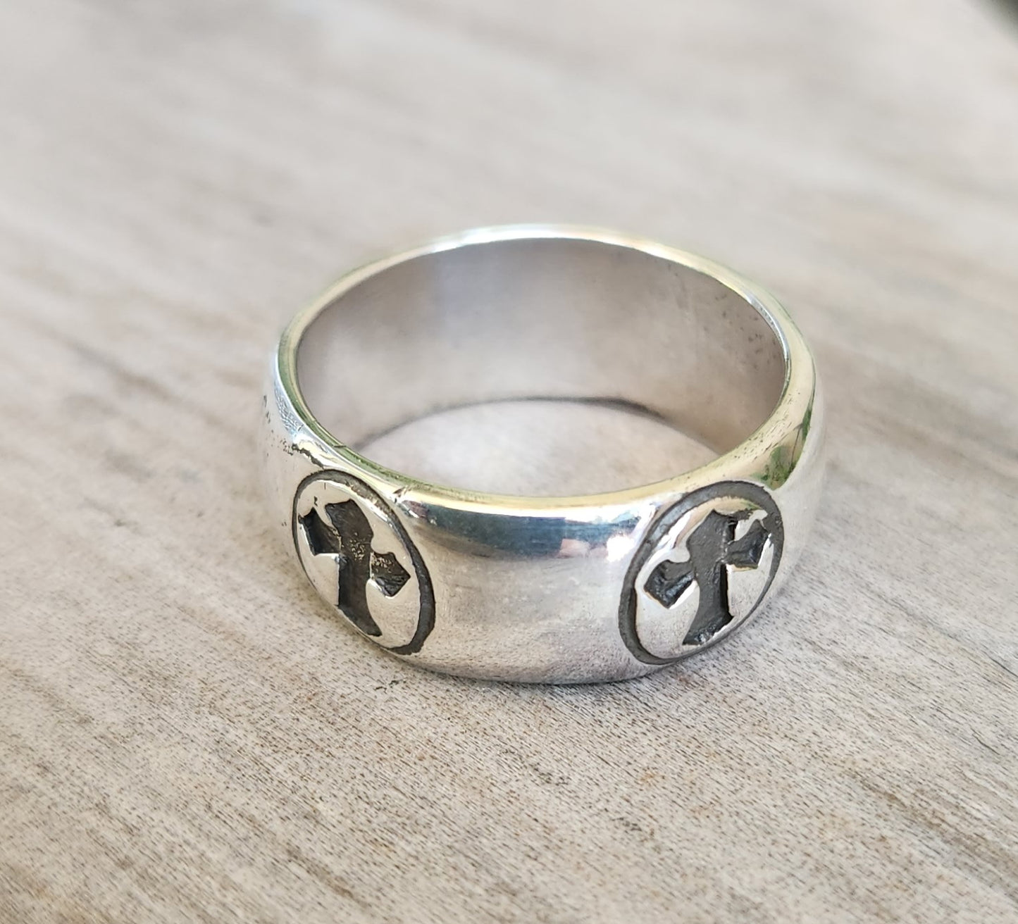 Gothic cross ring,925 sterling silver,wedding band, steampunk gothic punk sterling silver ring