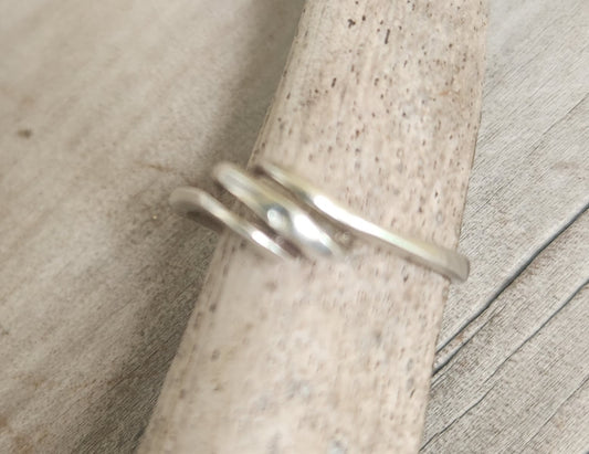 Small silver ring,fine 925 sterling silver,dainty,petite ring,boho