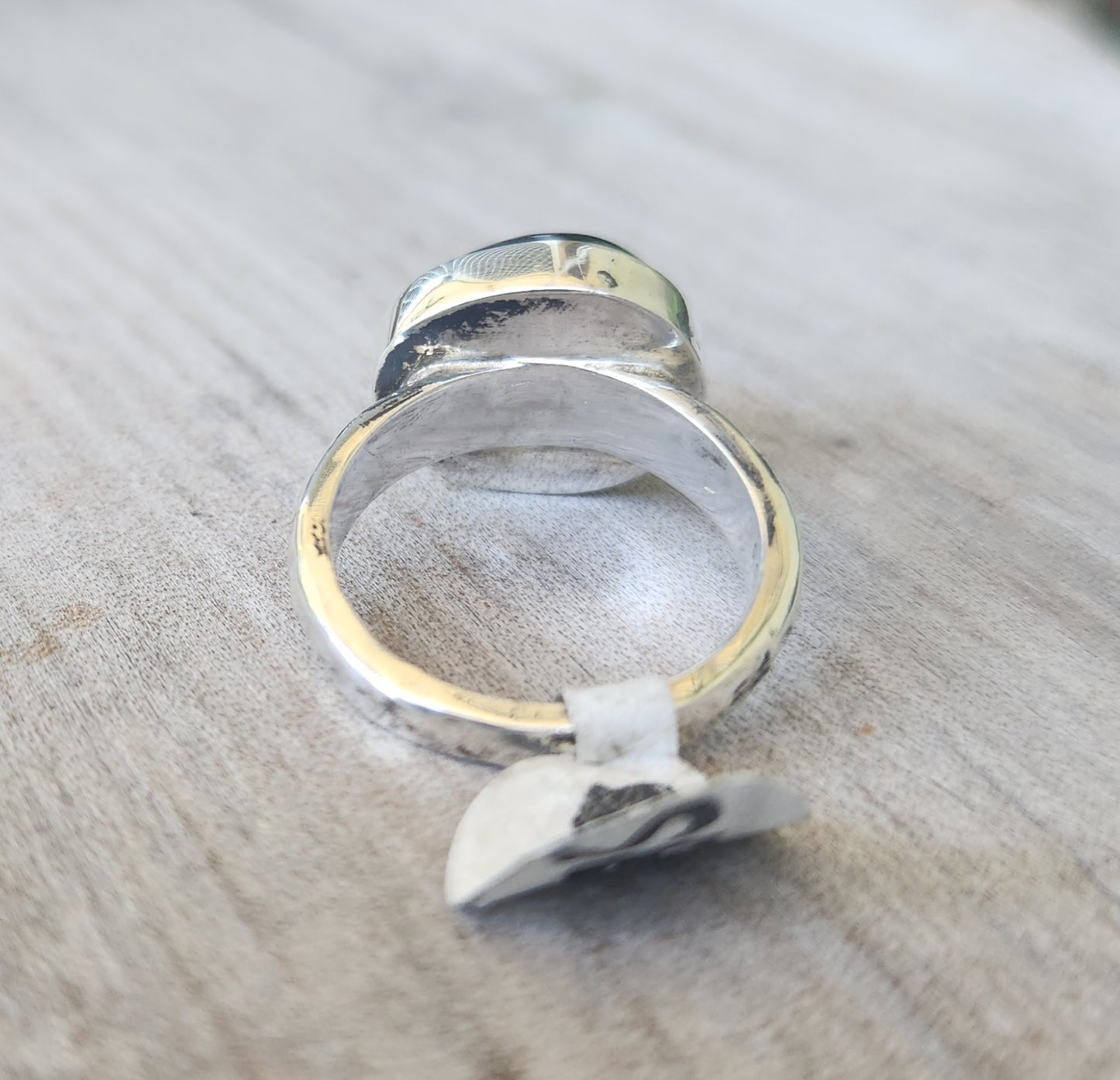 Onyx ring,sterling silver,handmade,boho,gypsy,bespoke onyx band