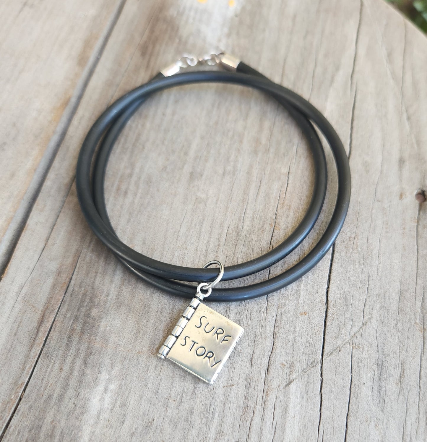 Wave surf story pendant,925 sterling silver,moveable surf book,marine medallion,fishing,dolphin, surfer,sea, diver,snorkelling pendant,sailor, wave,surfer,surf,beach jewelry,handmade,