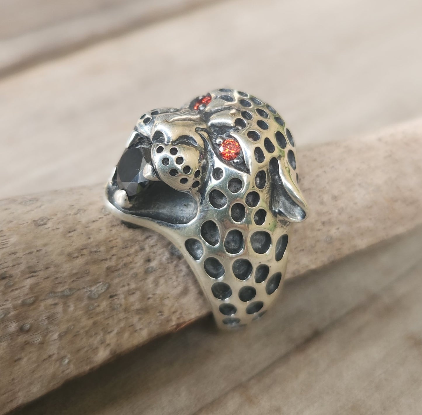 Cheater ring,sterling silver,leopard,lion,tiger,Leo,animal,handmade,hipster,boho,womens fashion