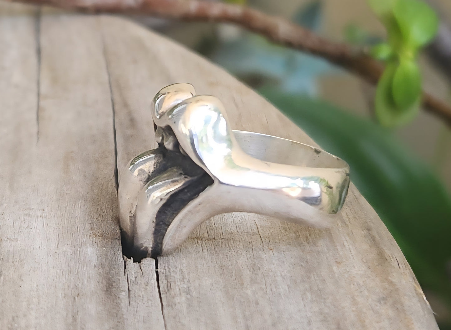 Mouth tongue ring,925 sterling silver,vintage rolling Stone ring.