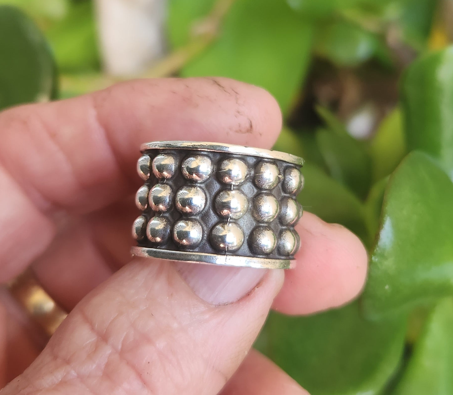 Wide ball ring,925 sterling silver,16mm silver band,wedding, modern ball ring