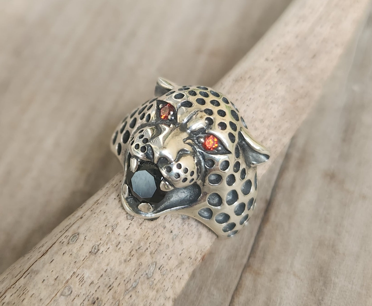 Cheater ring,sterling silver,leopard,lion,tiger,Leo,animal,handmade,hipster,boho,womens fashion