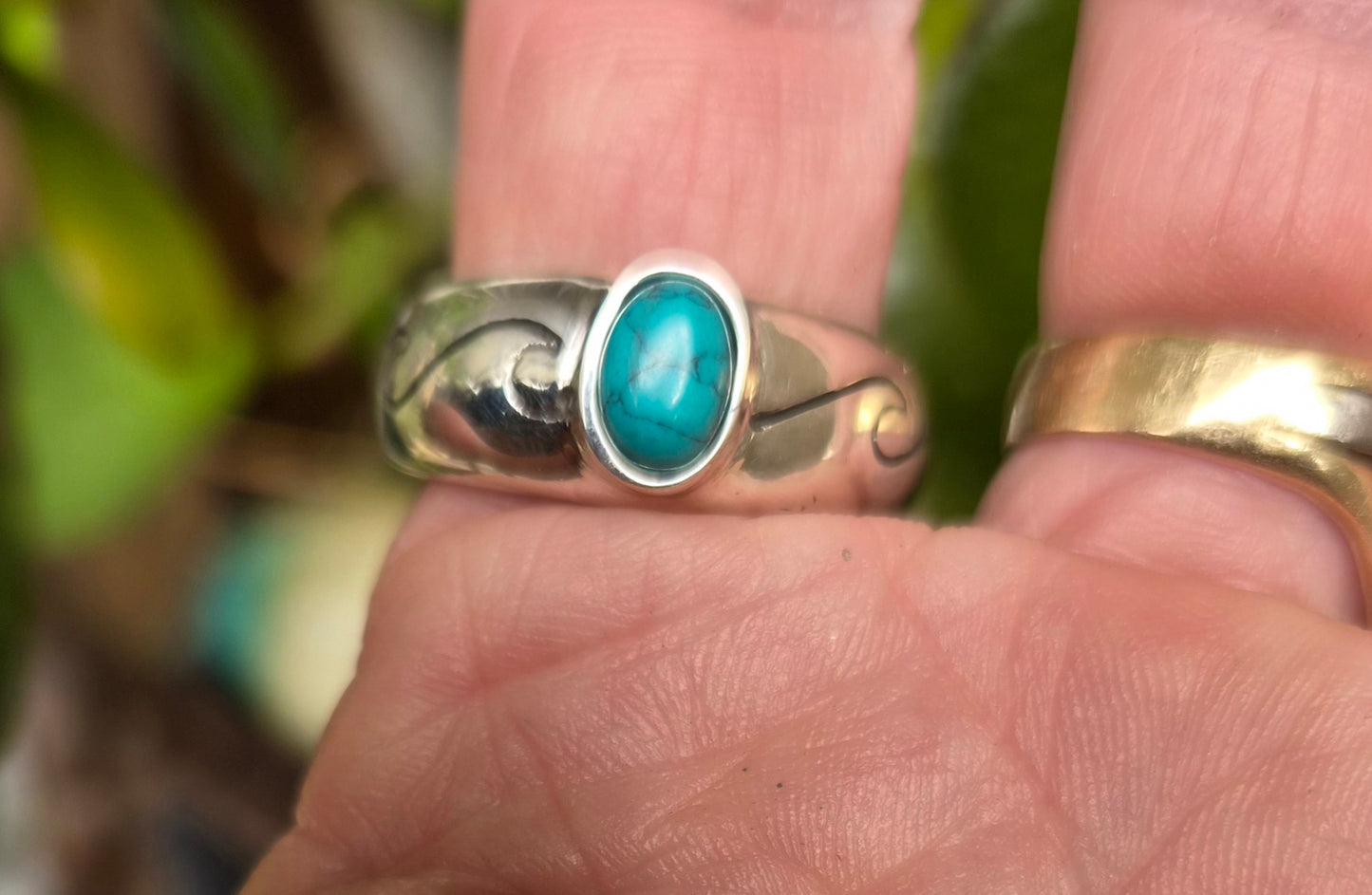 Onyx wave ring,925 sterling silver,sailor surf,surfer,ocean jewelry,snorkel