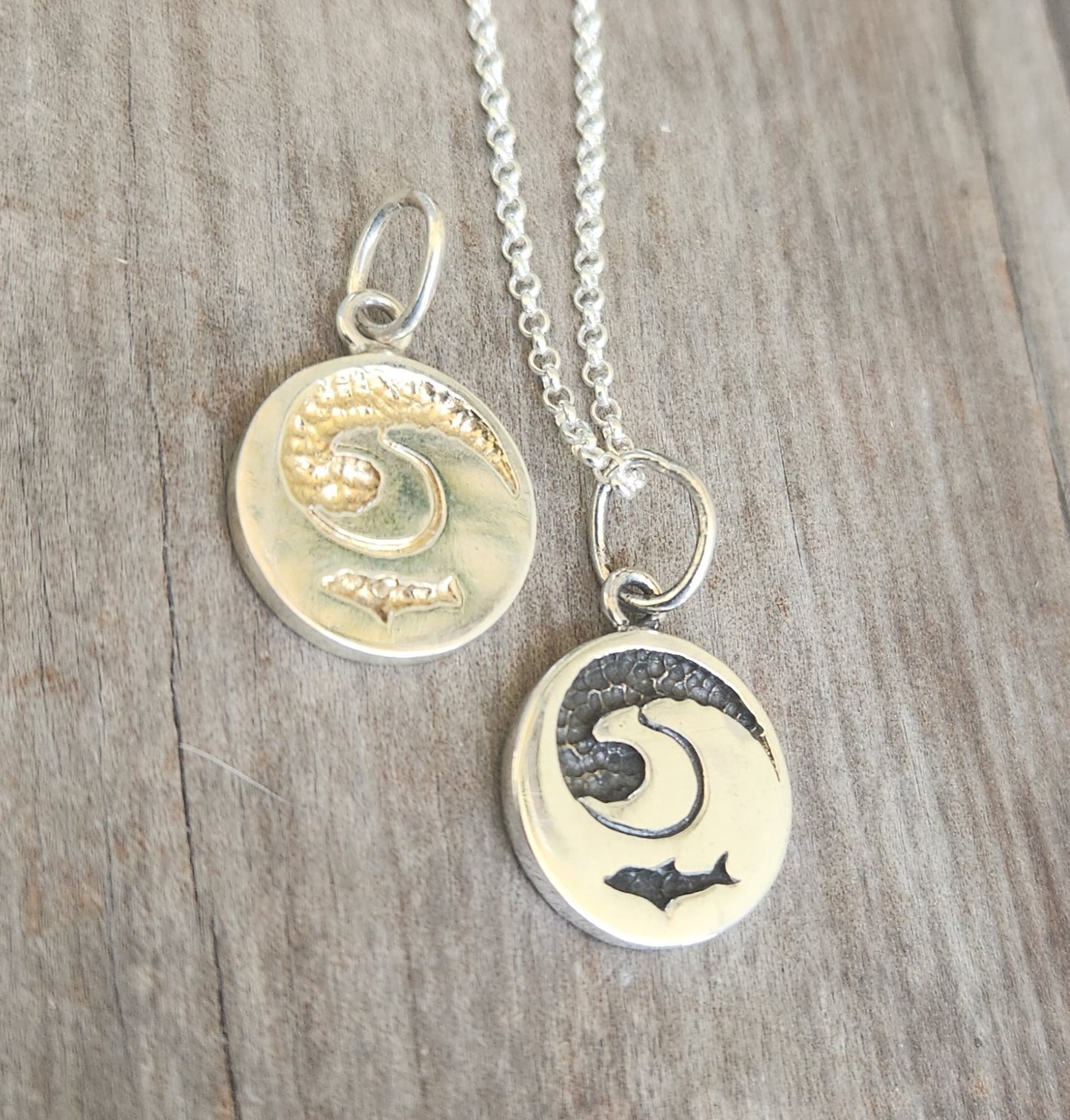 Wave pendant,925 sterling silver medallion,fishing,dolphin, diver,,surf pendant,sailor,sea, wave,surfer,surf,beach jewelry,handmade,