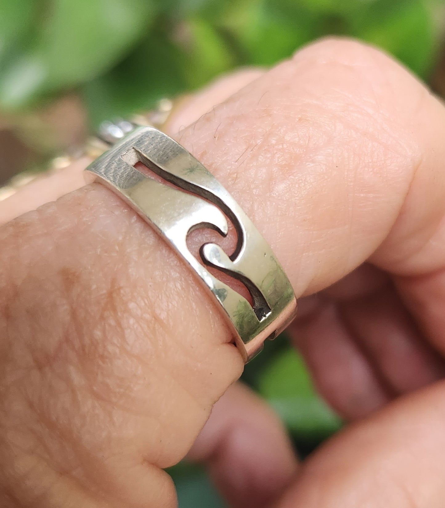 Wave Surf ring,925 sterling silver, ocean sea wedding ring