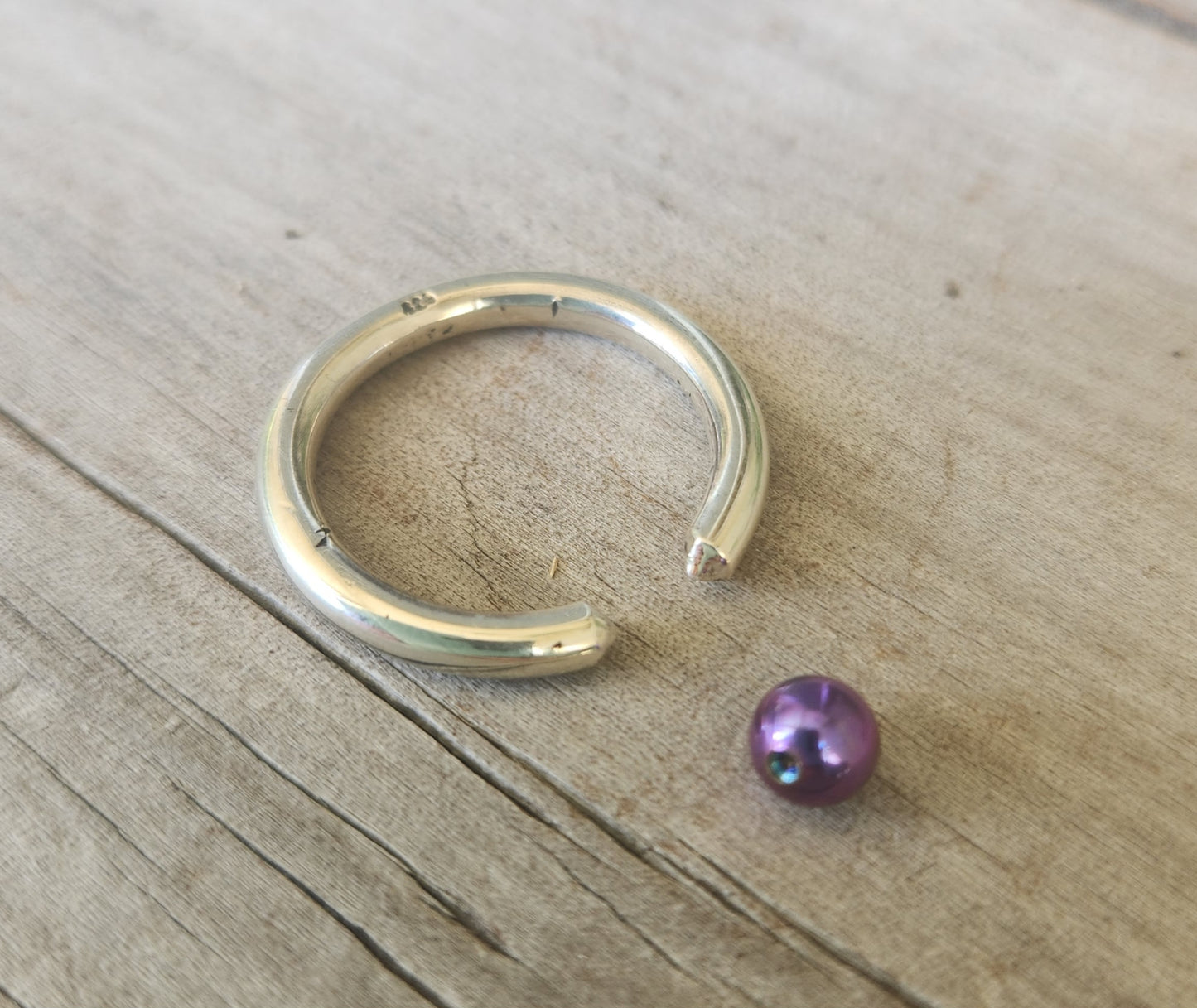 Silver ball ring,925 sterling silver,titanium ball ,3mm halo ring,chunky band,handmade,boho,goddess,round wedding bands,thick silver rings,