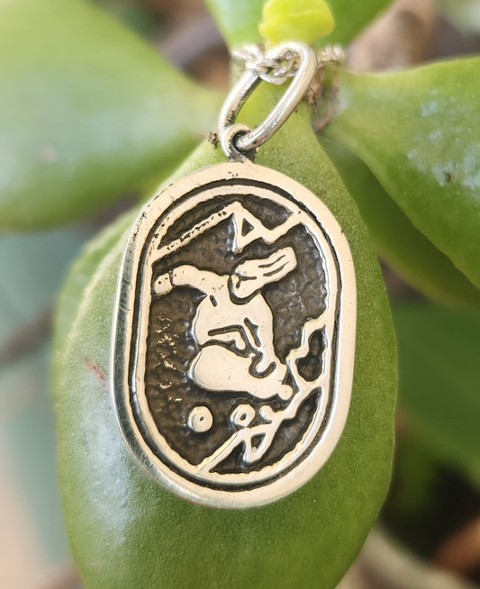 Snowboard pendant,925 sterling silver,ski,snow charm,handmade