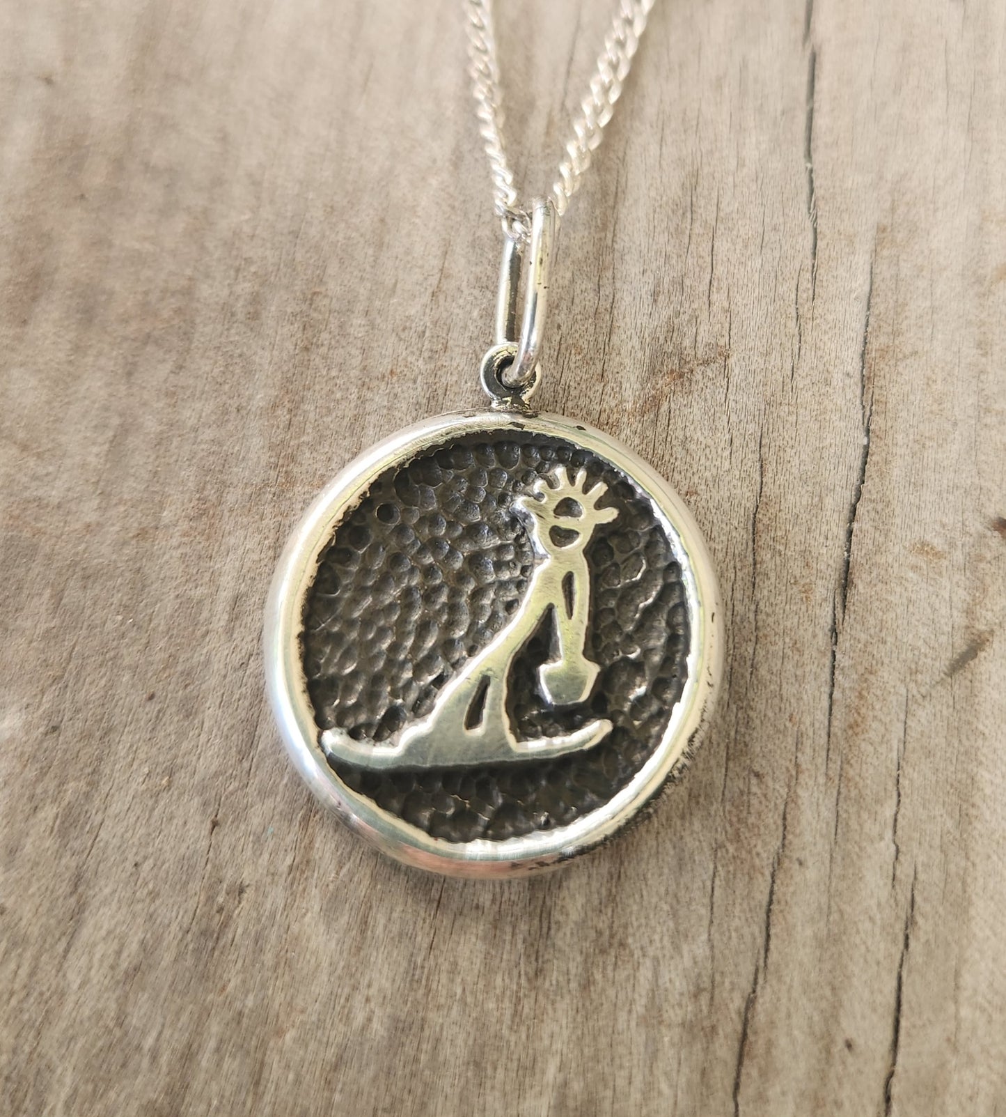 Snowboard pendant,925 sterling silver,ski pendant, sterling silver,snowboard charm,handmade