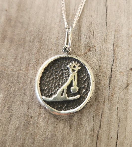 Snowboard pendant,925 sterling silver,ski pendant, sterling silver,snowboard charm,handmade