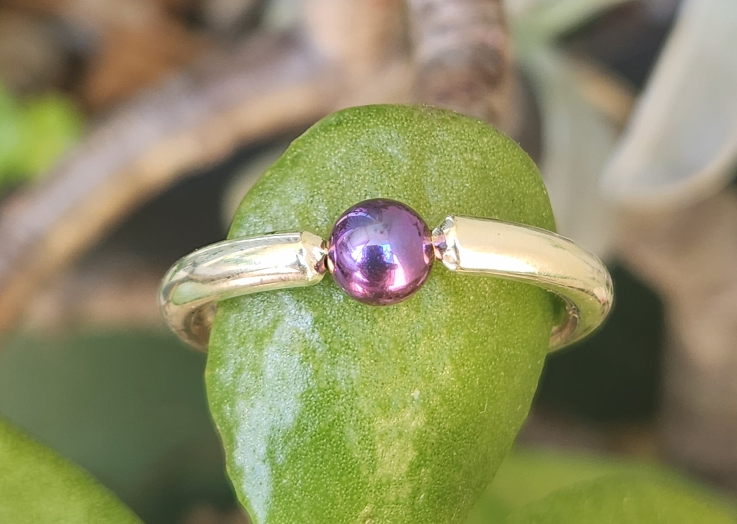 Silver ball ring,925 sterling silver,titanium ball ,3mm halo ring,chunky band,handmade,boho,goddess,round wedding bands,thick silver rings,