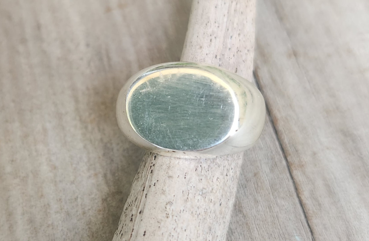 Signet ring,oval top, ring,solid signet,sterling silver,chunky,handmade,boho,college ring,blank ring,plain silver signet,unisex