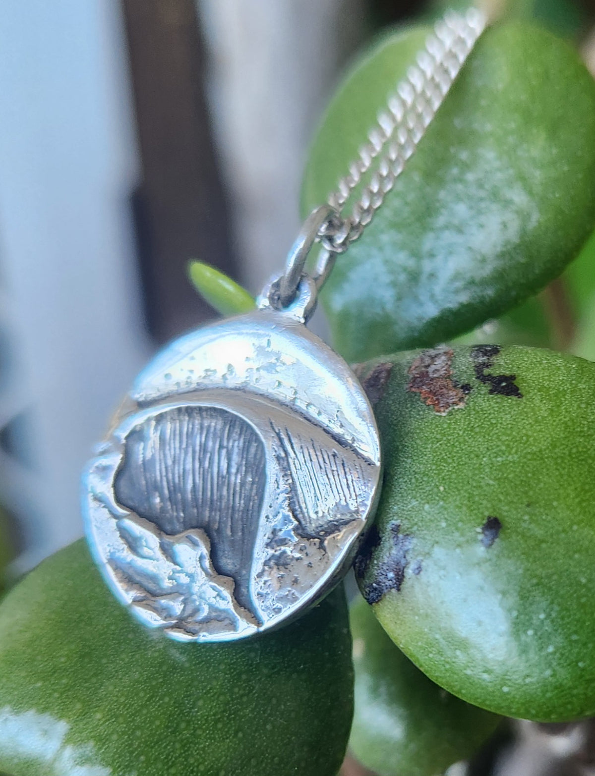 Wave pendant,sterling silver medallion,surfer,surf pendant,sailor,diver, wave,surfer,surf,beach jewelry,handmade