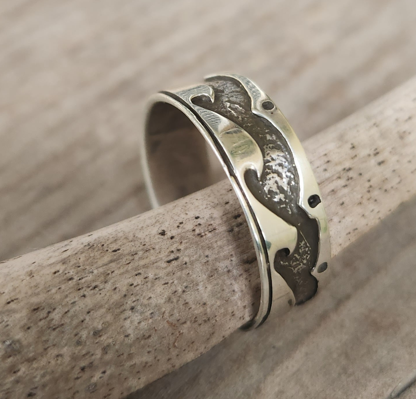 Wave Surf ring,925 sterling silver, ocean sea wedding ring