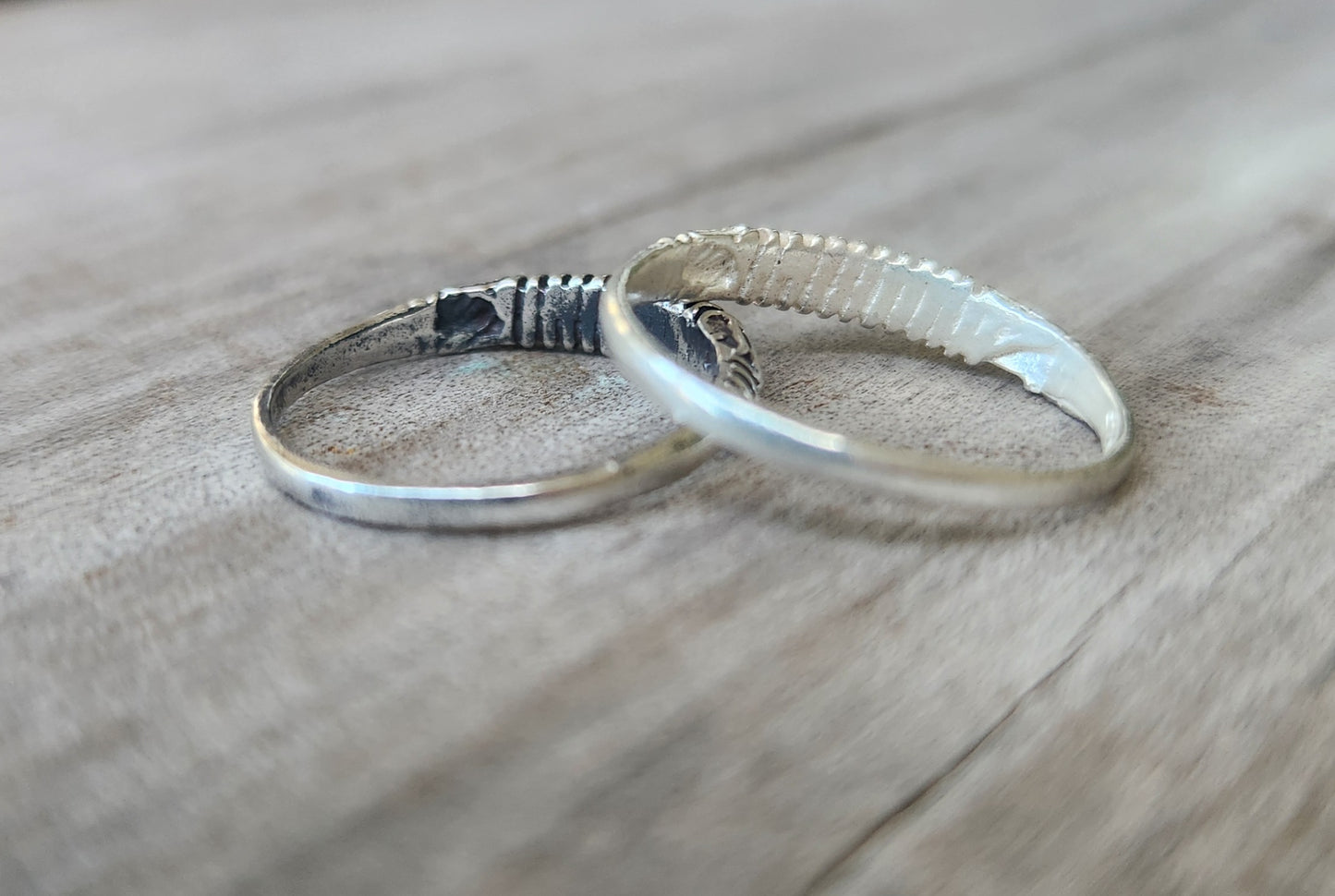 Small Stacker ring,925 Sterling silver,ethnic fine patterned band,boho ,thin silver ring,pinkie ring,wire ring