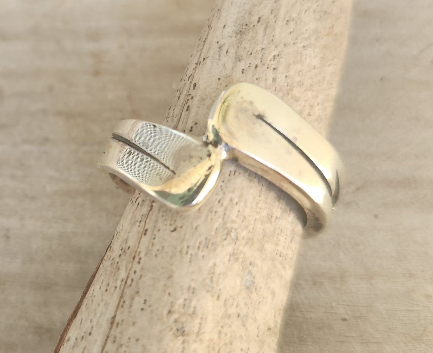 Lightening bolt ring,925 sterling silver,solid cross over band,handmade