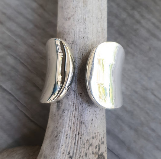 wide silver ring,925 sterling silver, adjustable,modern,thumb ring,handmade