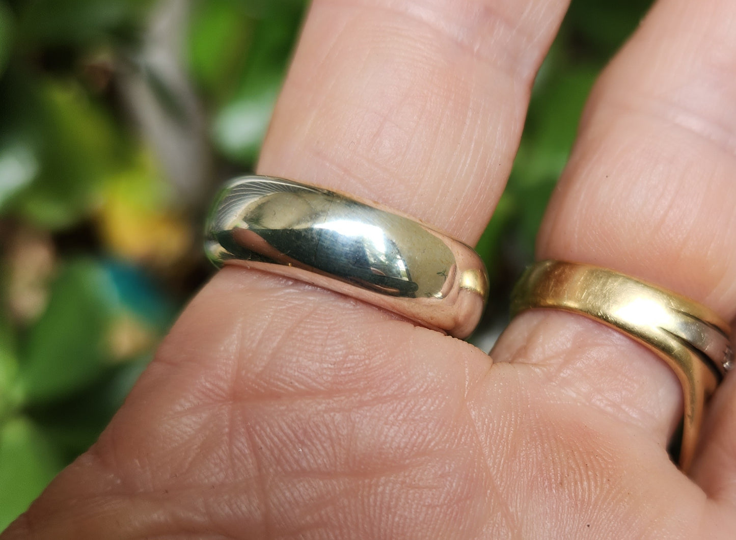 7mm silver ring,925 solid sterling silver,handmade plain band ,rounded band,unisex,d ring,