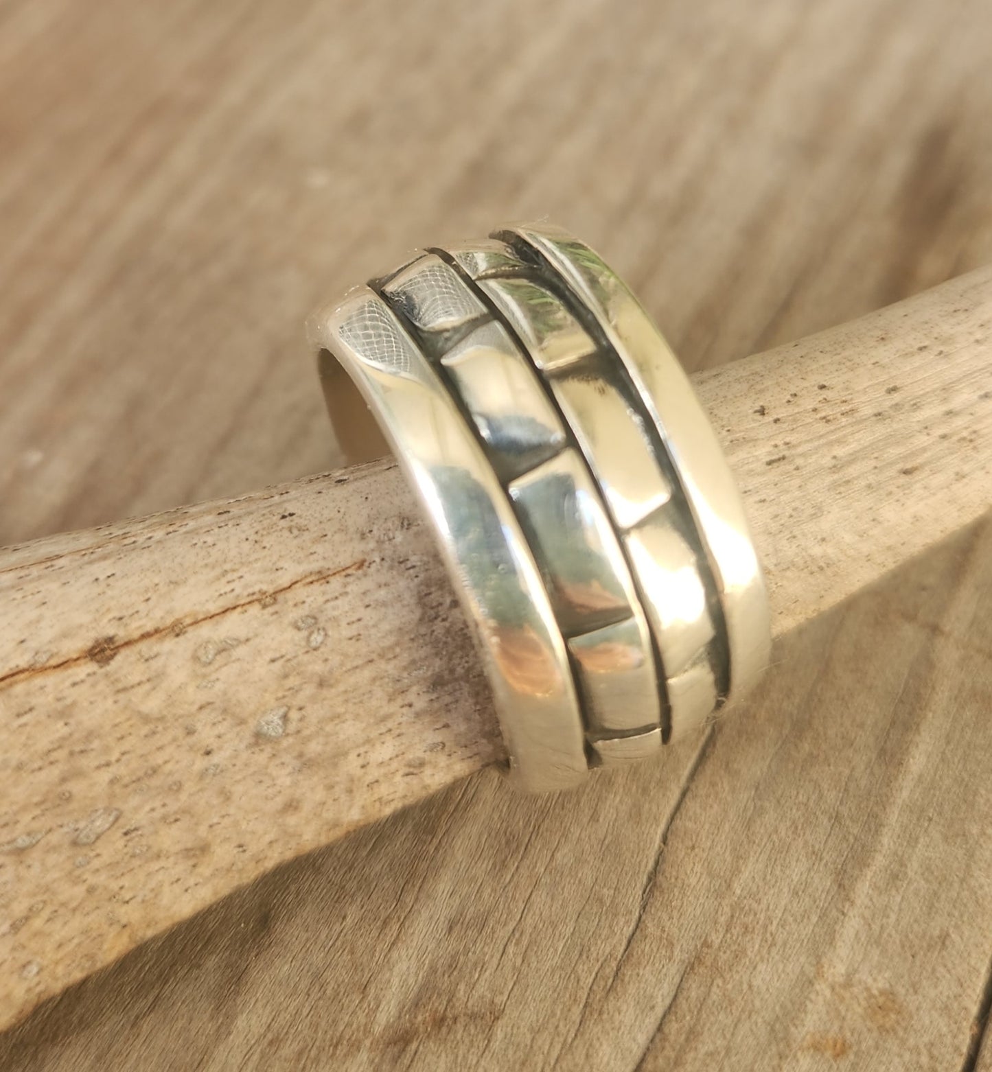 wide mens silver ring, 925 sterling silver, handmade,wedding band