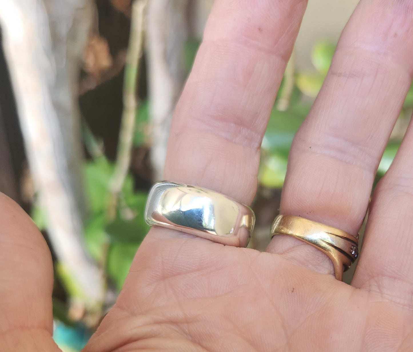 9mm silver ring,925 solid sterling silver,handmade plain band ,rounded band,unisex,d ring,