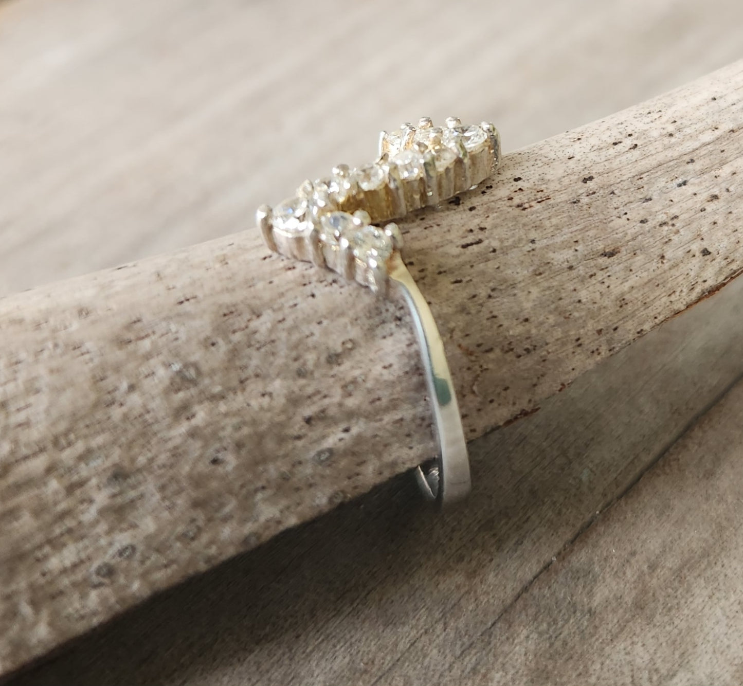 Small Cz ring,925 sterling silver, dainty pinkie ,Cubic zirconia ,handmade, ring,goddess,boho