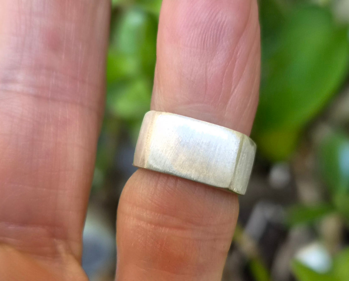 Small Silver Signet ring,925 sterling silver, rectangle pinkie ring,blank.size 2