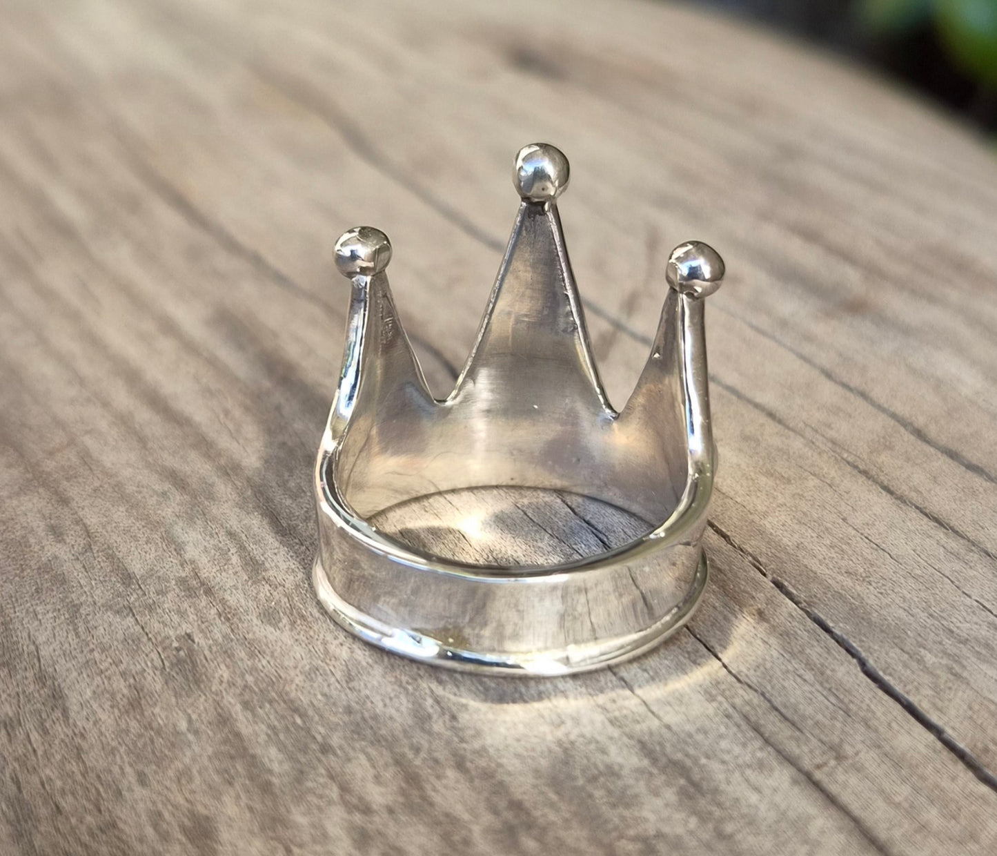 Silver cz crown ring,sterling silver ,handmade custom,long ring,handmade,boho,unisex