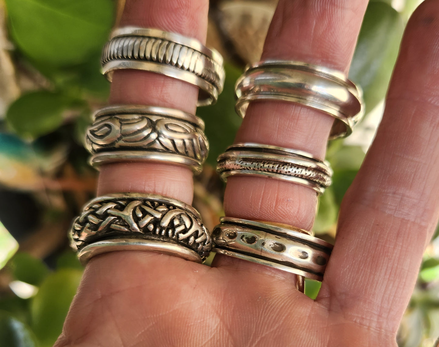spinner worry ring,925 sterling silver,large size,plain silver band,handmade wedding,bespoke