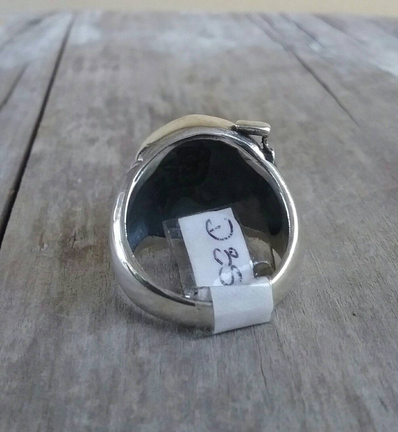 Boba Fett,solid sterling silver,vintage ring,1980s