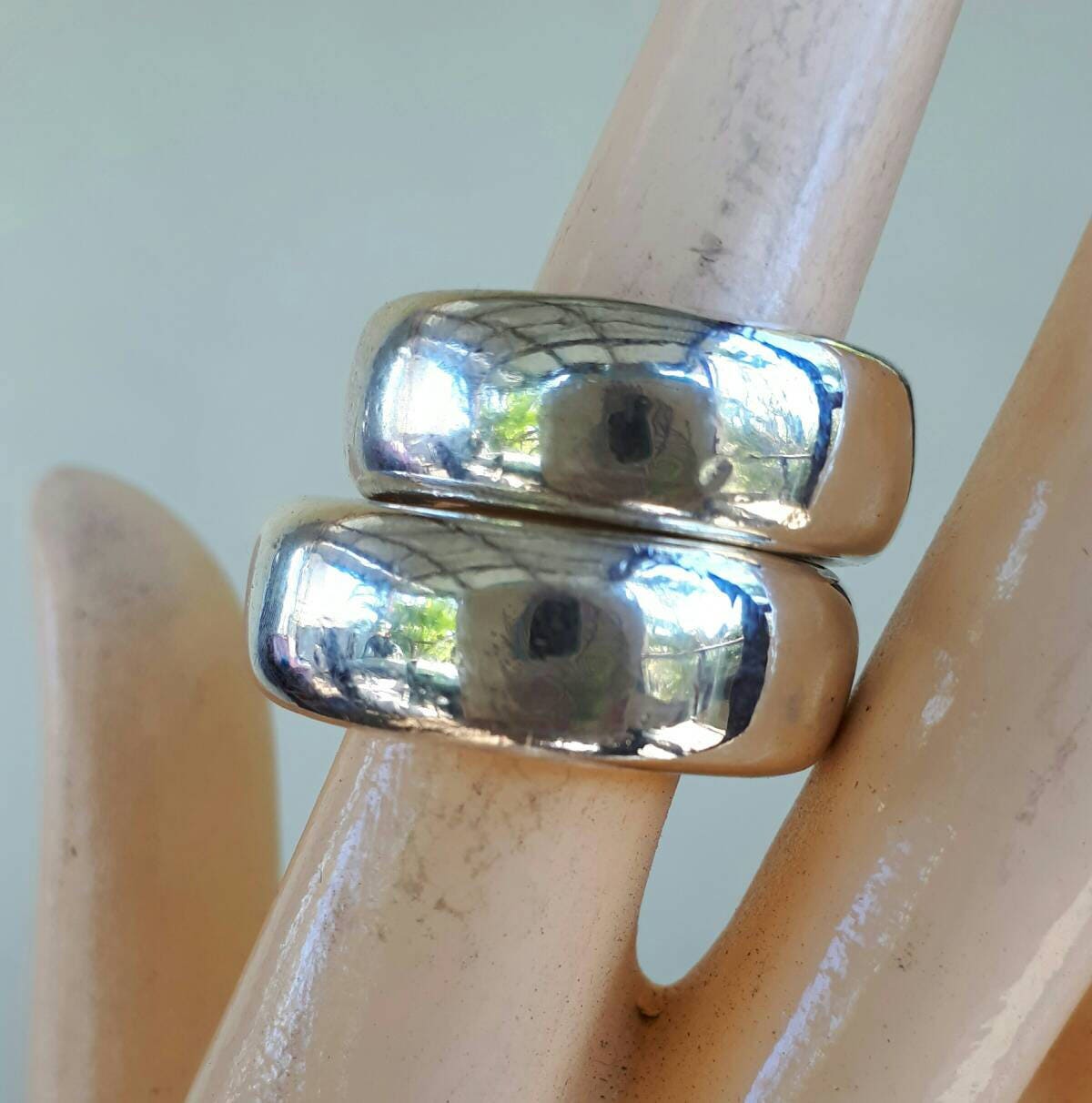 chunky ring,10mm wide,extra heavy,handmade,solid,sterling silver,wedding band,mens fashion,industrial,boho,rockabilly,hipster,round