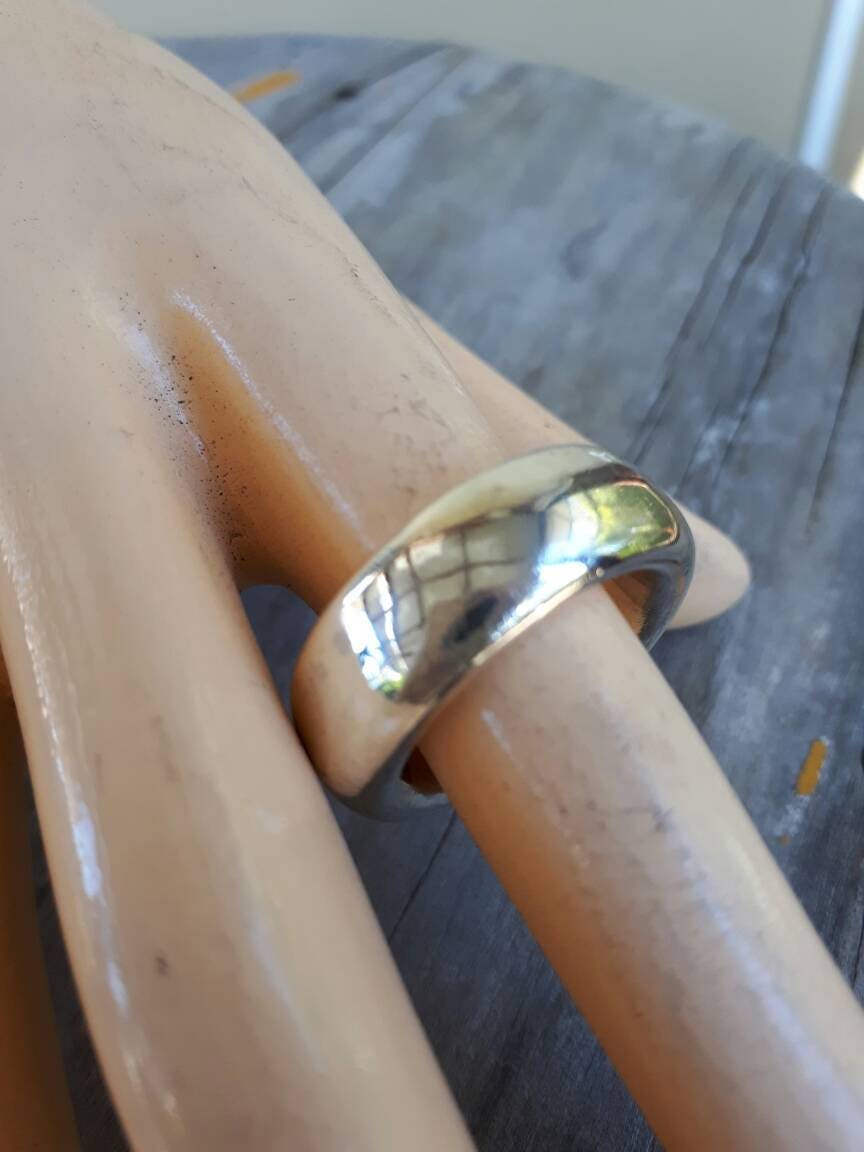 chunky ring,10mm wide,extra heavy,handmade,solid,sterling silver,wedding band,mens fashion,industrial,boho,rockabilly,hipster,round