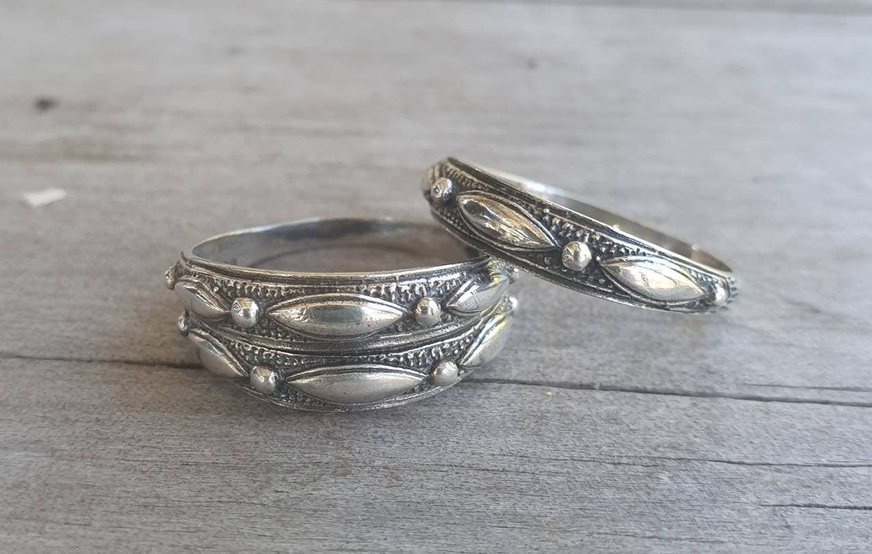 Stacker ring,Sterling silver,tribal,ethnic band,patterened ring,fine band,boho ring,thin silver ring