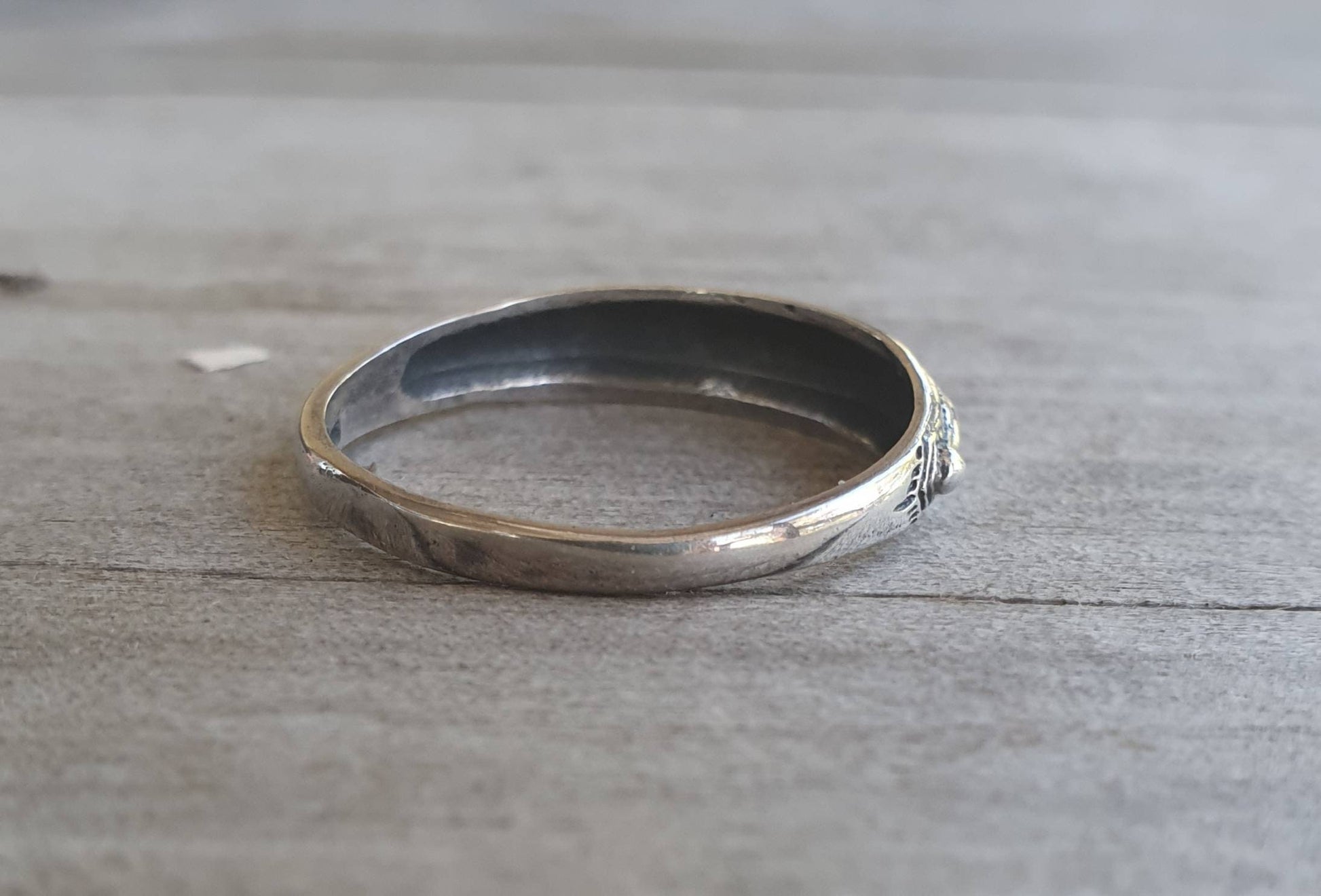 Stacker ring,Sterling silver,tribal,ethnic band,patterened ring,fine band,boho ring,thin silver ring