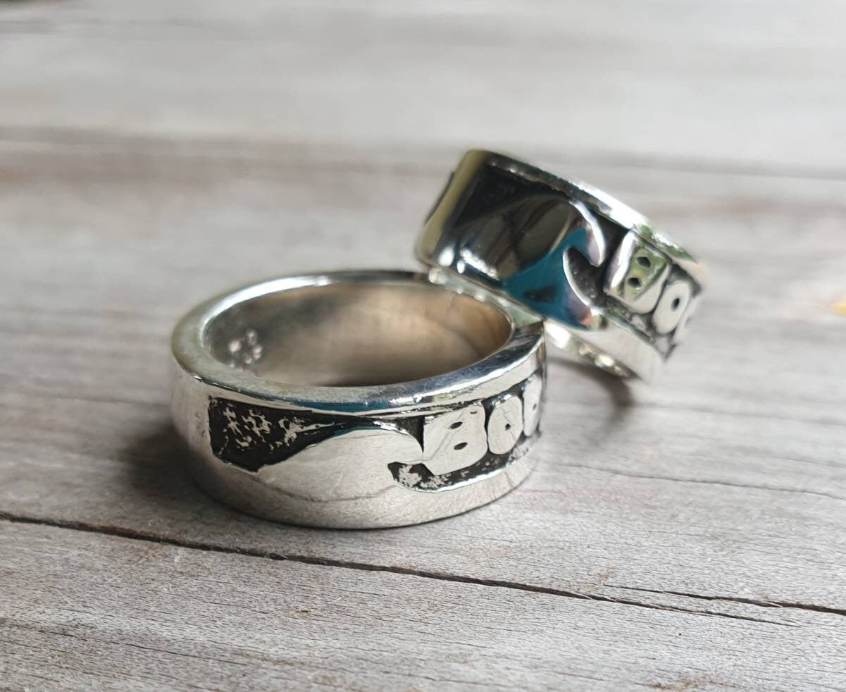 Boogie board ring, sterling silver,boggie board rider,unisex,surfer ring,surfing,surf wedding ring,surf board band,