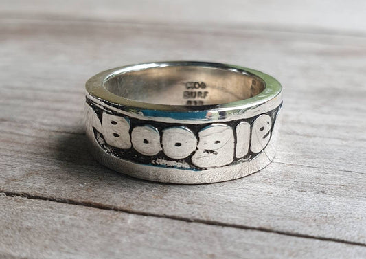 Boogie board ring, sterling silver,boggie board rider,unisex,surfer ring,surfing,surf wedding ring,surf board band,