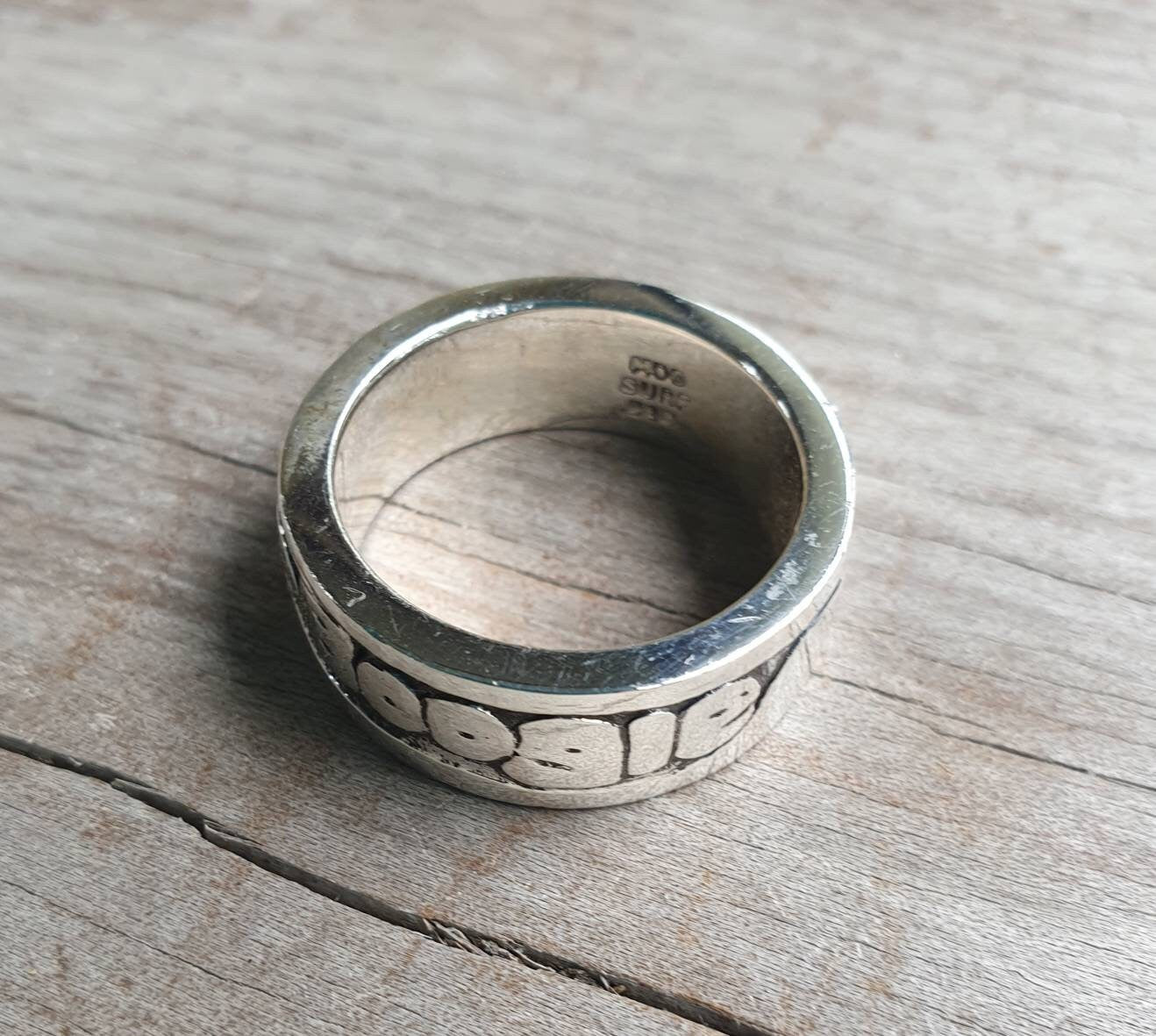 Boogie board ring, sterling silver,boggie board rider,unisex,surfer ring,surfing,surf wedding ring,surf board band,