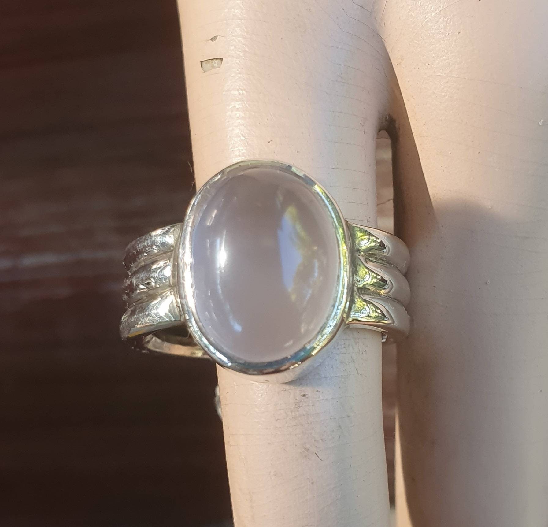Rose quartz ring,heavy,chunky modern,sterling silver,hand made,chunky silver ring, designer,baroque,boho,women's fashion,large ring,goddess