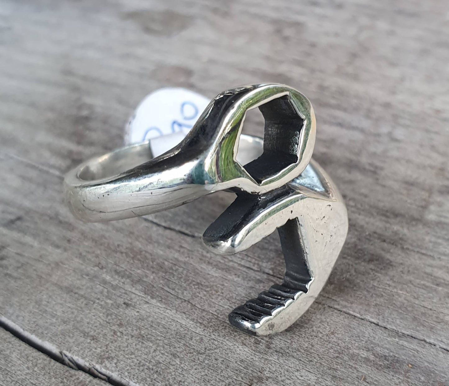 Spanner Mechanical Chunky ring,sterling silver,shifter ring, industrial,mans silver band,handmade, steampunk,silver wedding,rockabilly