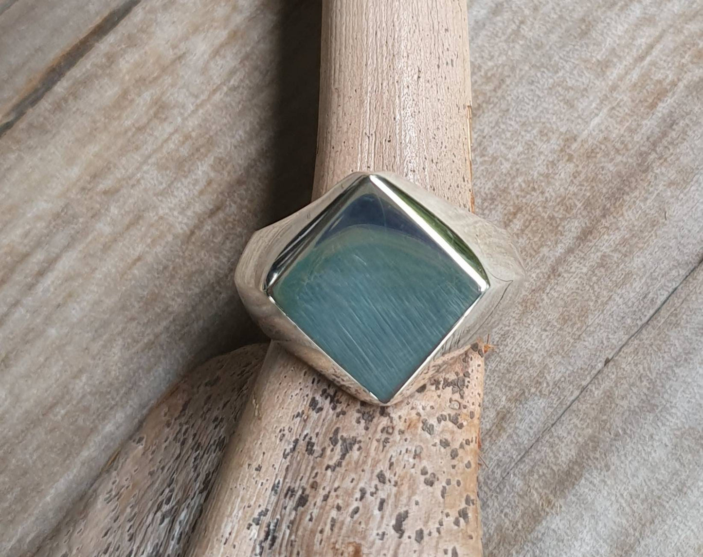 signet ring,chunky solid sterling silver,diamond square  top,large plain signet,chunky mans ring,heavy,wide silver ring