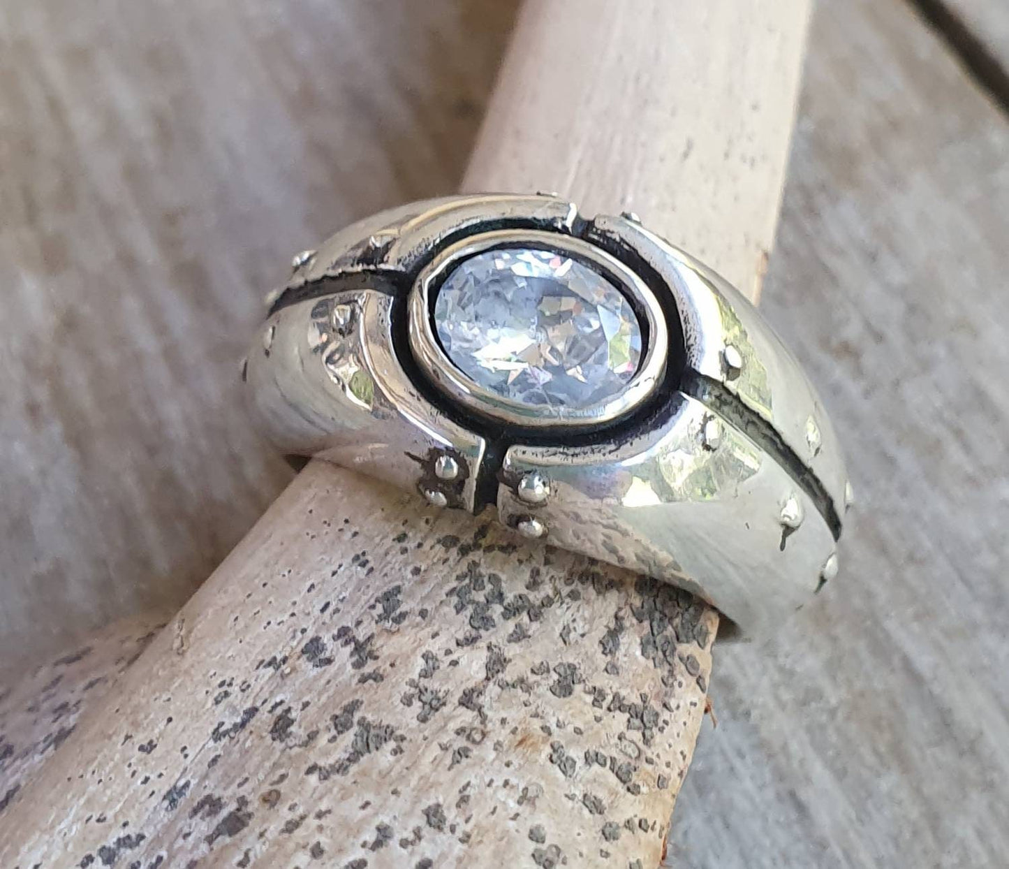 Green onyx ring,chunky mans industrial ring,sterling silver,handmade, steampunk,solid dress ring,wedding ring,mans stone ring,gemstone ring,