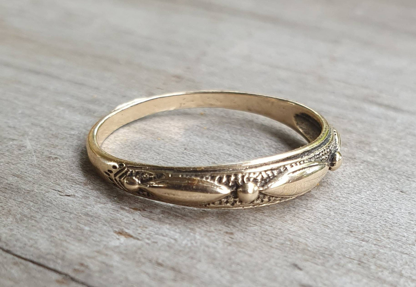 9k gold  stacker ring,4mm 9k, unique Stackerable,real 9ct gold band,fine gold band,boho rings,thin ring,