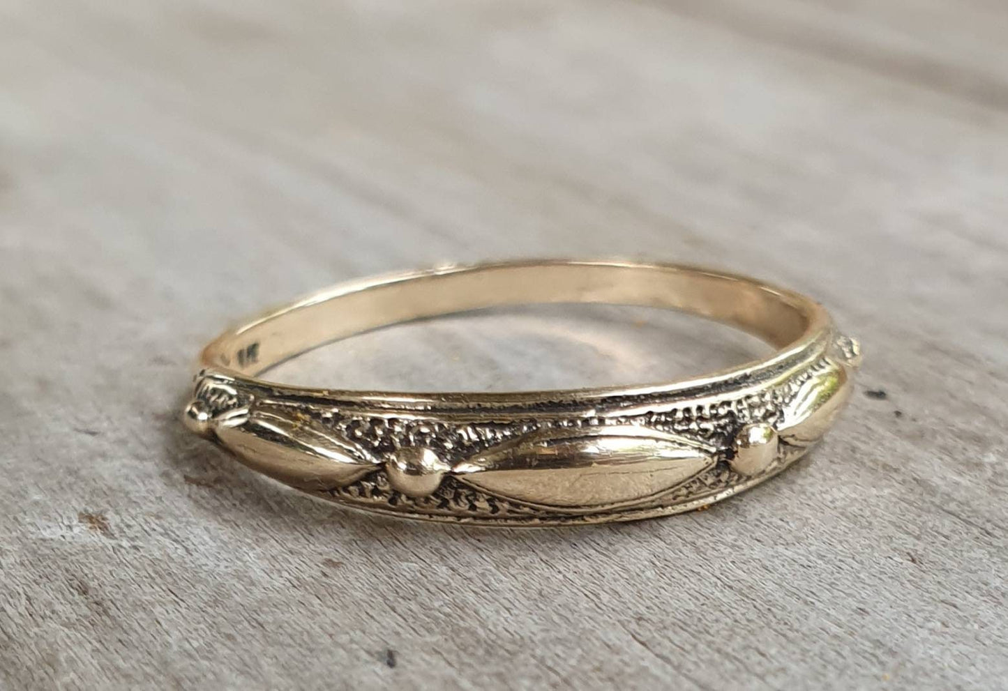 9k gold  stacker ring,4mm 9k, unique Stackerable,real 9ct gold band,fine gold band,boho rings,thin ring,