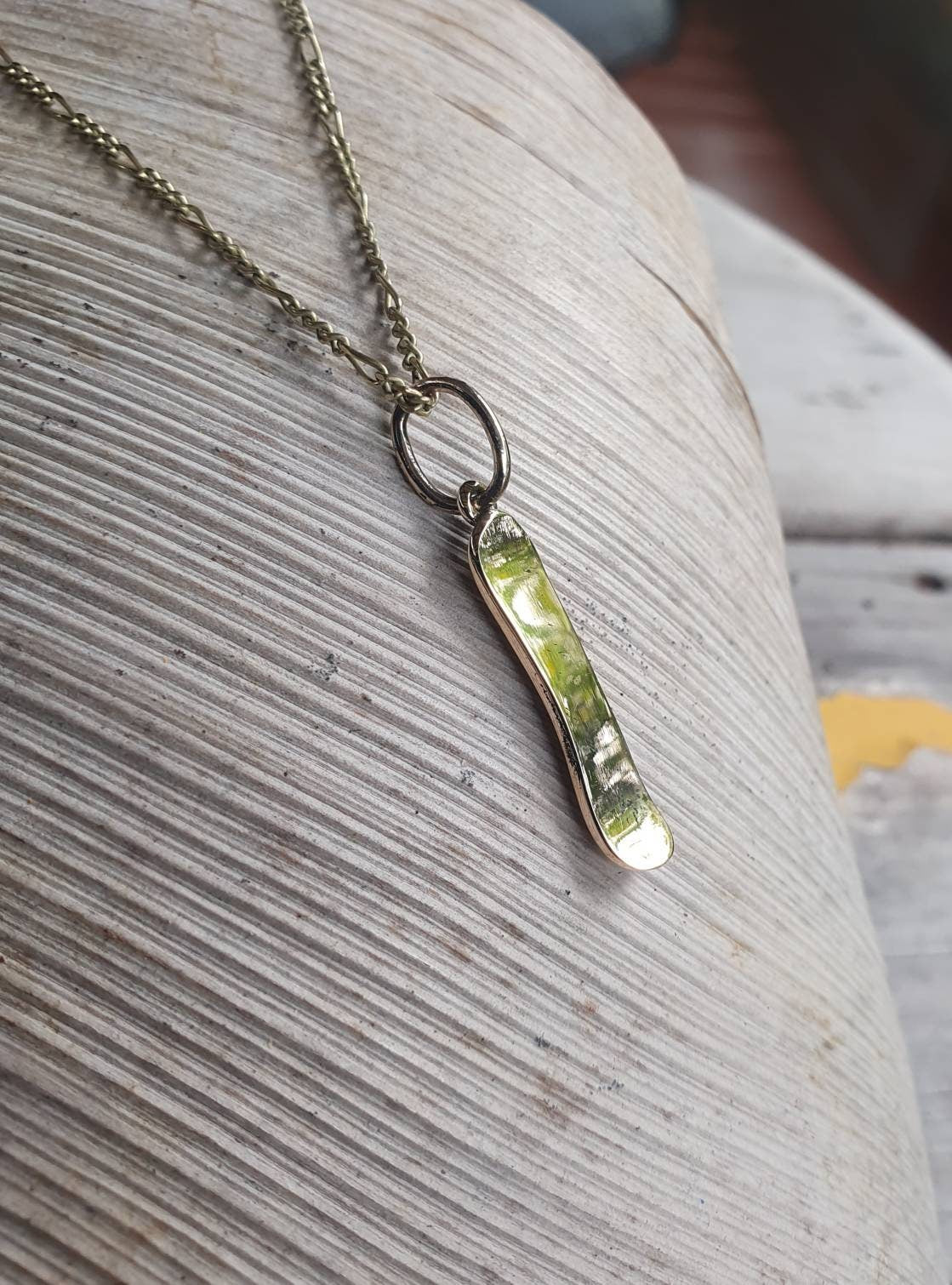 Gold Snowboard  pendant,solid 10k gold,Skater pendant