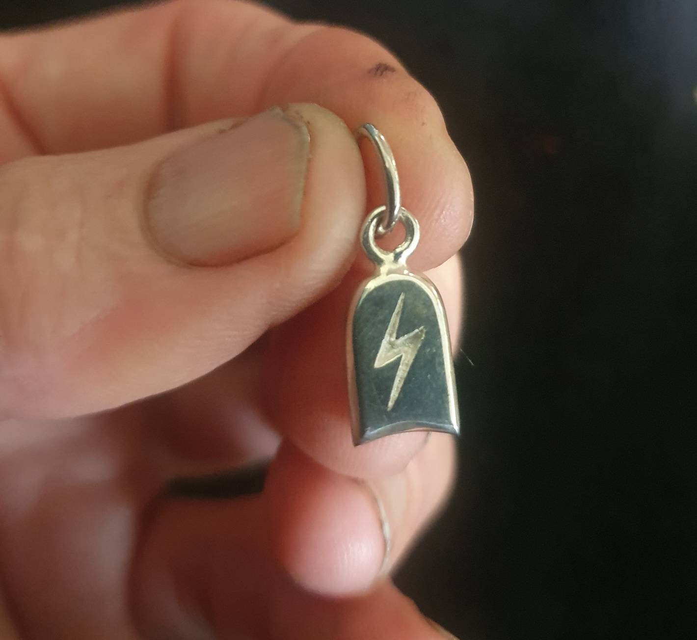 Boogie board charm,sterling silver,lightening bolt,surf pendant, wave,surfer, sterling silver,surf charm,beach jewelry,handmade,
