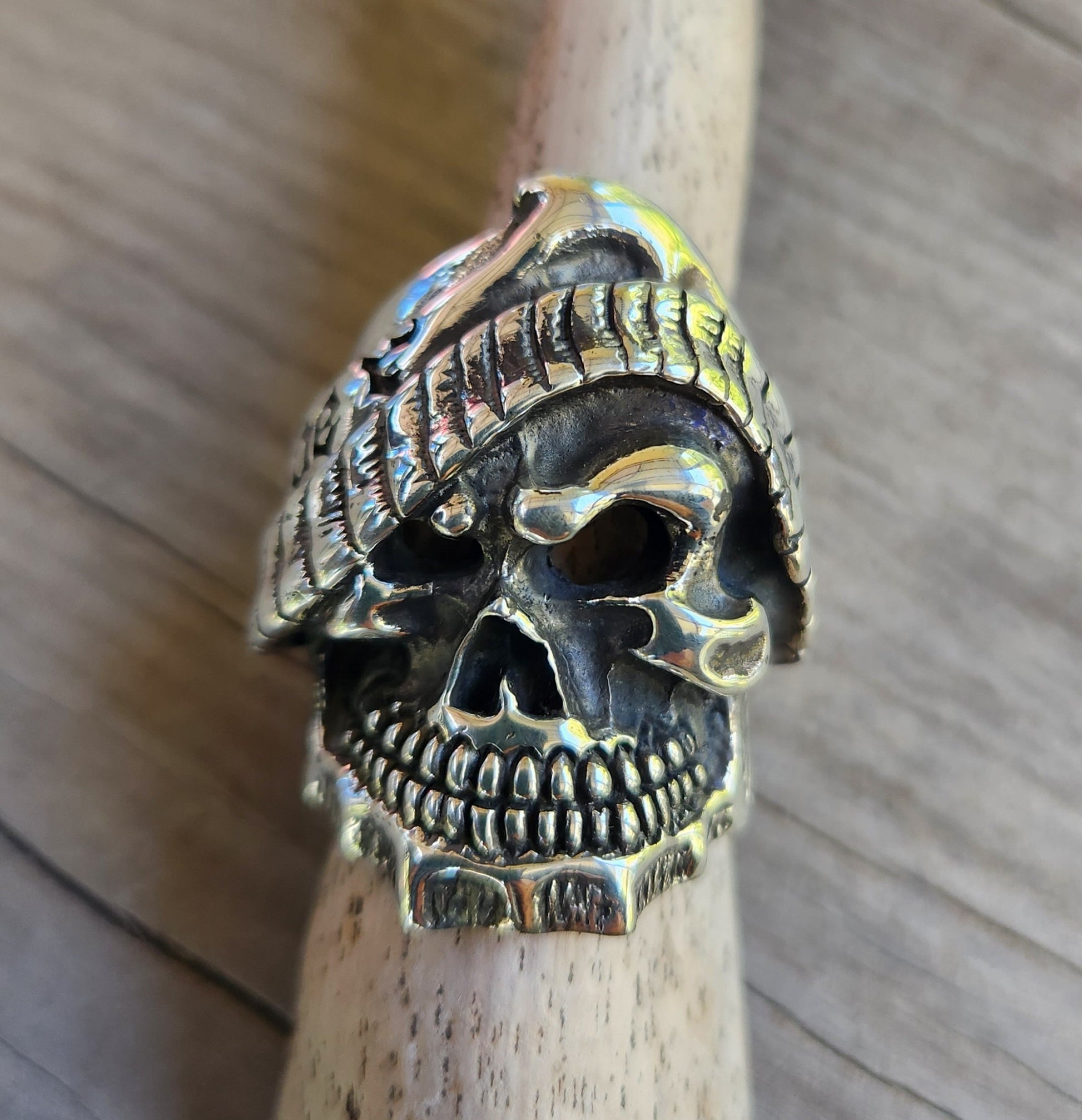 Large Skull ring,sterling silver,bandit,bandido,steampunk,gothic,punk,biker,handmade,hipster,pirate,medievil,mens fashion,
