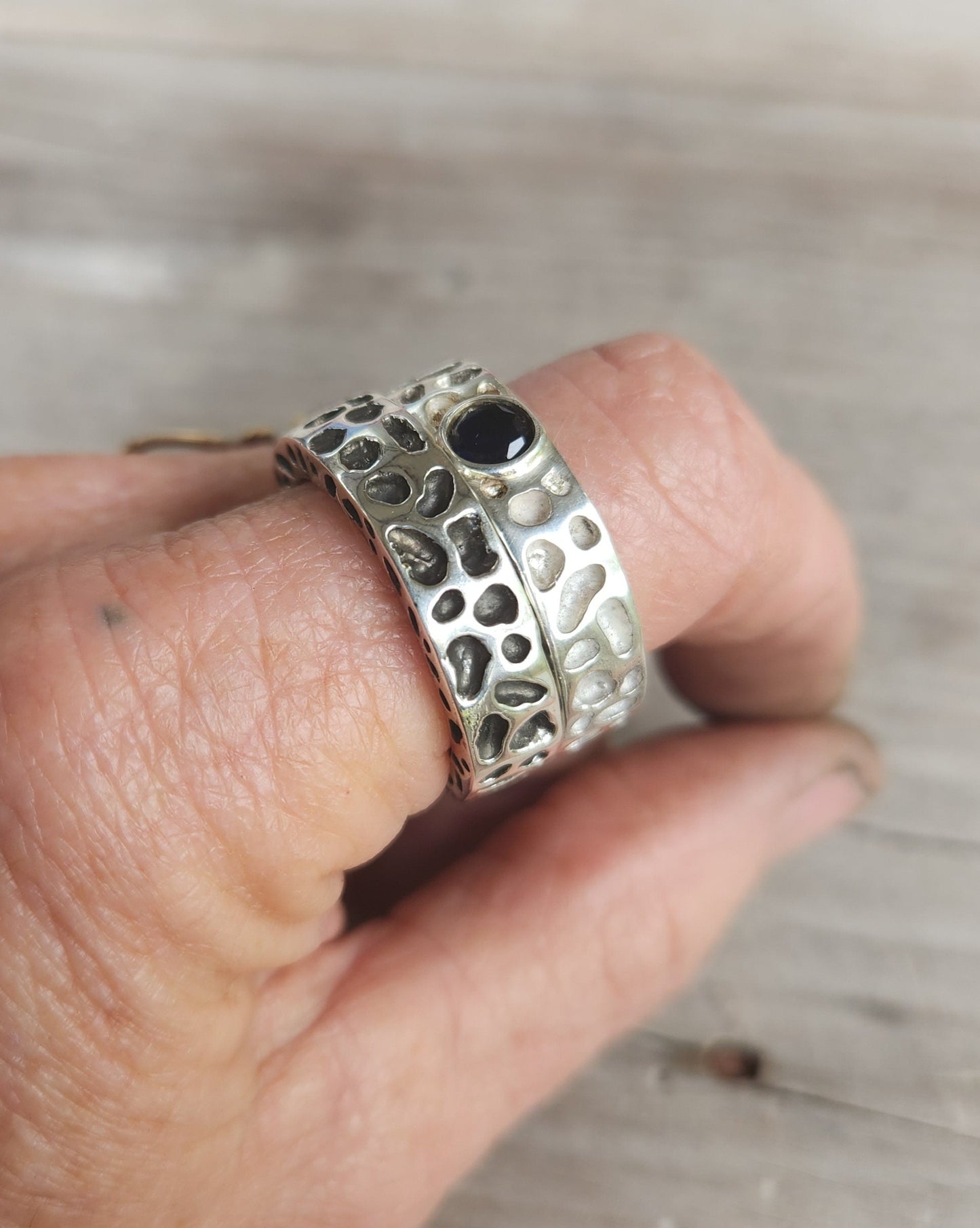 Nugget ring,chunky,Sterling silver,industrial,thick rustic ,hammered ,wedding band, unisex,men's fashion,handmade,steampunk,designer,