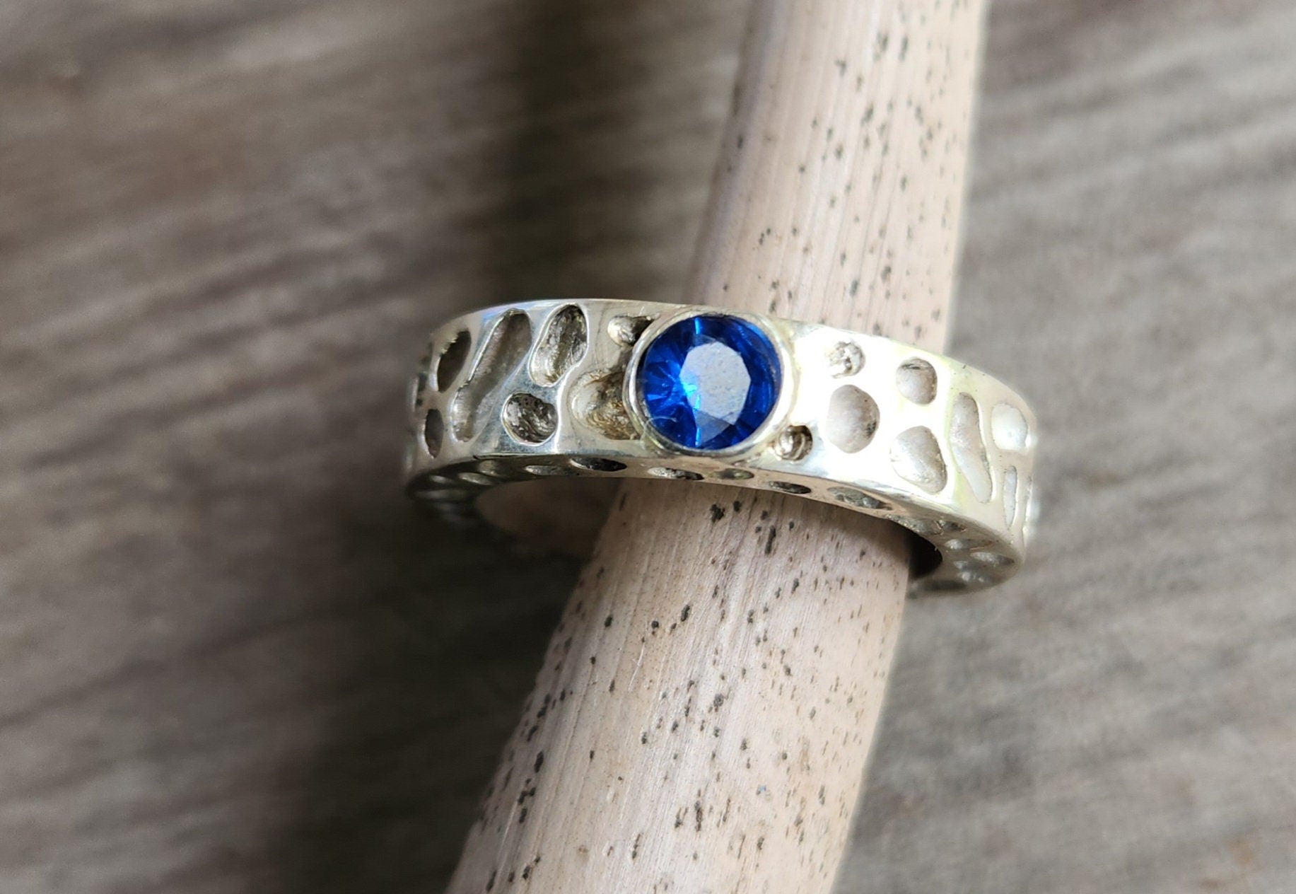 Nugget ring,chunky,Sterling silver,industrial,thick rustic ,hammered ,wedding band, unisex,men's fashion,handmade,steampunk,designer,